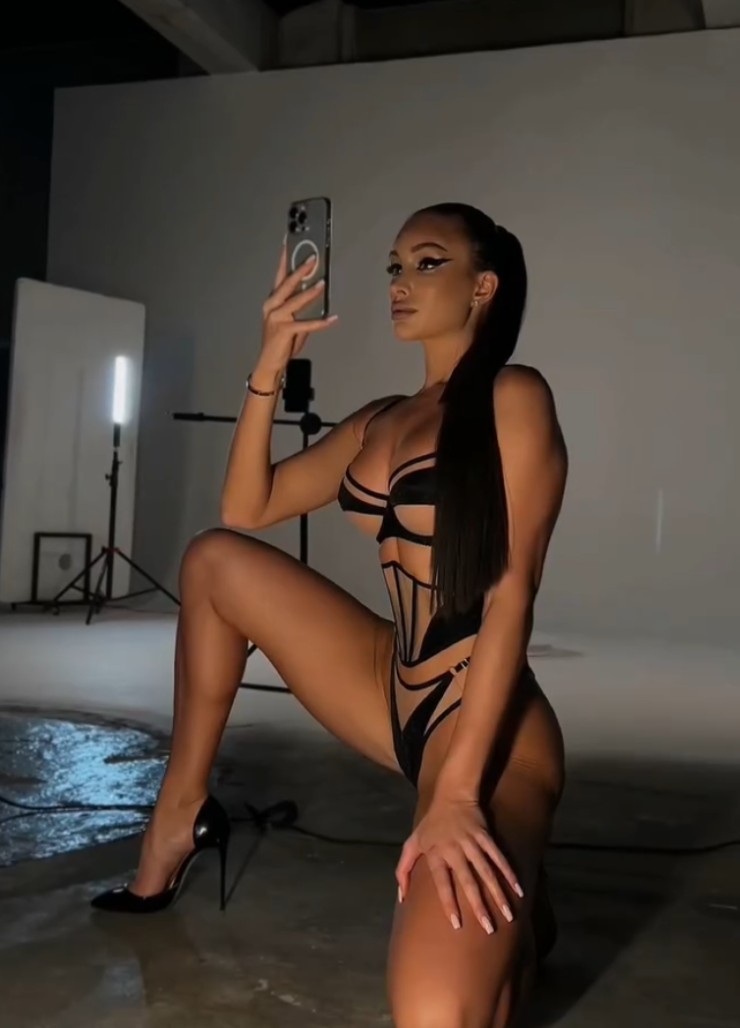 OLIVIA SET- BLACK NUDE