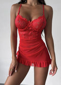 AURA BABYDOLL- RED