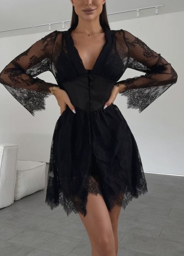 SELENE BABYDOLL- BLACK