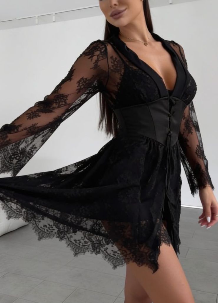 SELENE BABYDOLL- BLACK