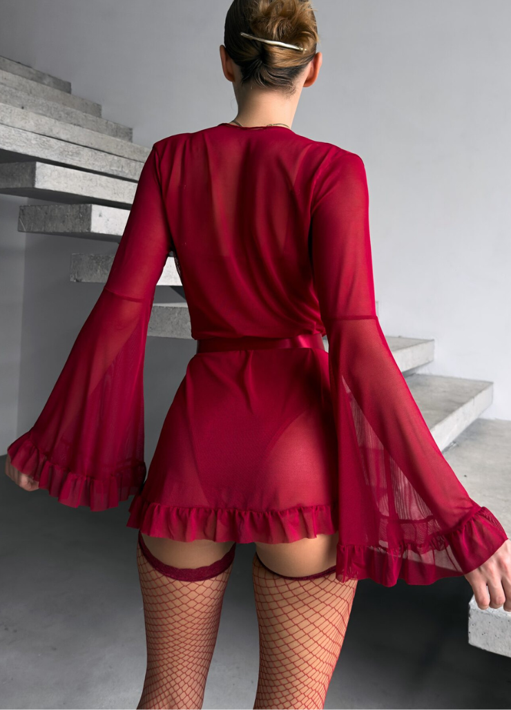 ERIKA SET- BURGUNDY