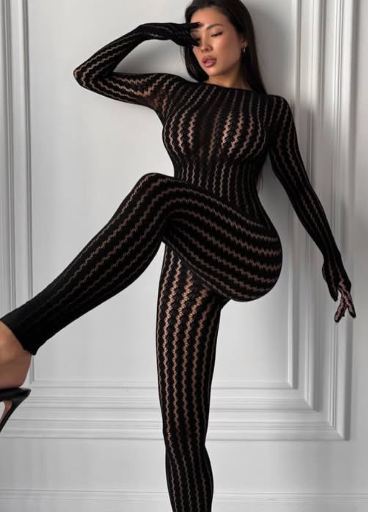LEILANI CATSUIT- BLACK
