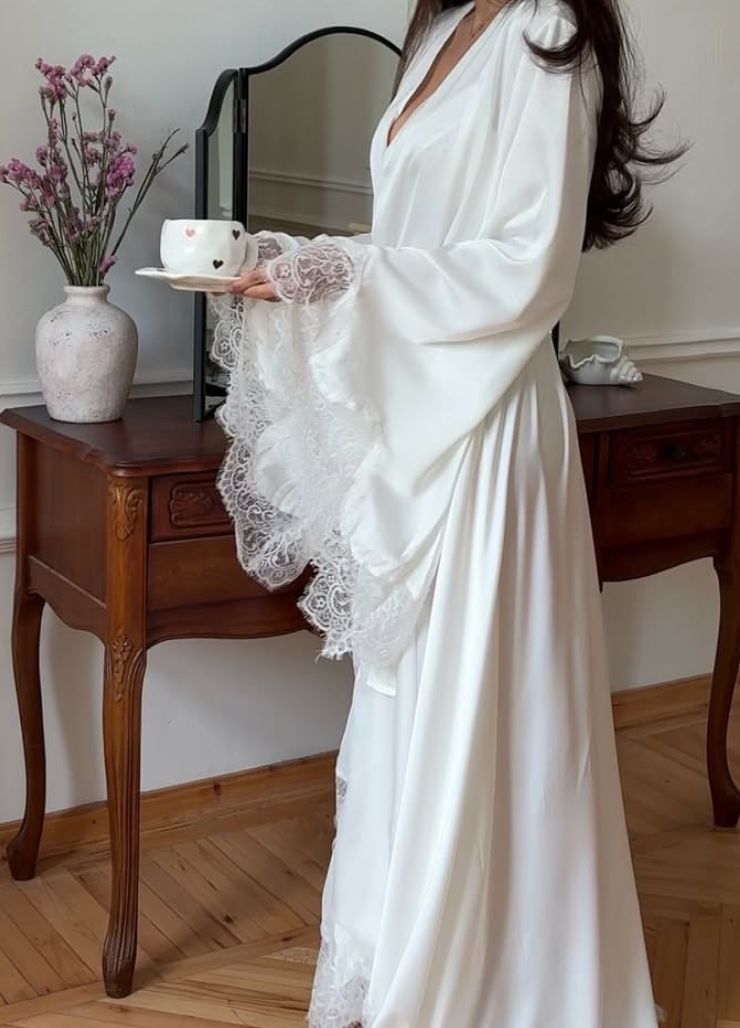 ATHENA ROBE- WHITE