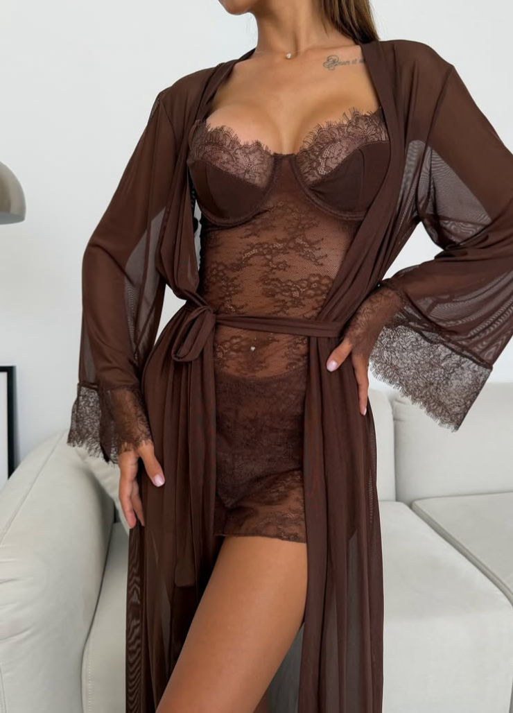 SABRINA SET- COFFEE