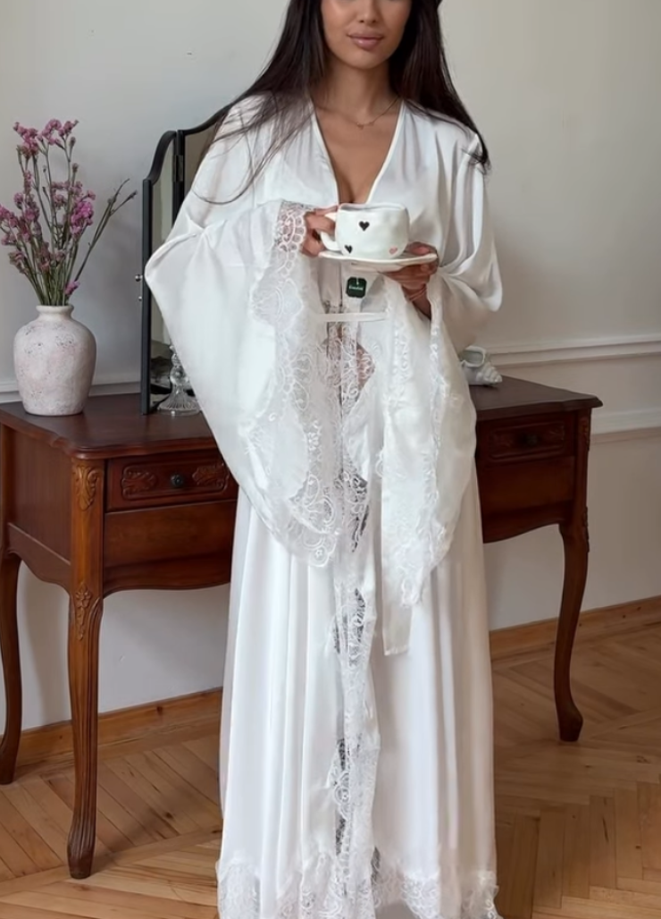 ATHENA ROBE- WHITE