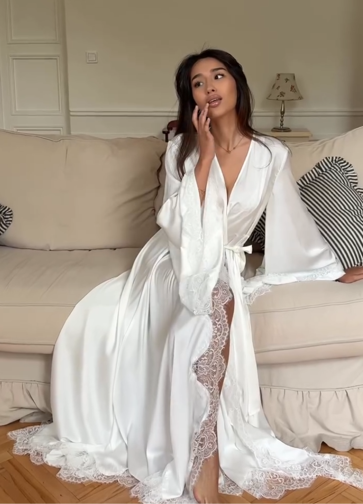 ATHENA ROBE- WHITE