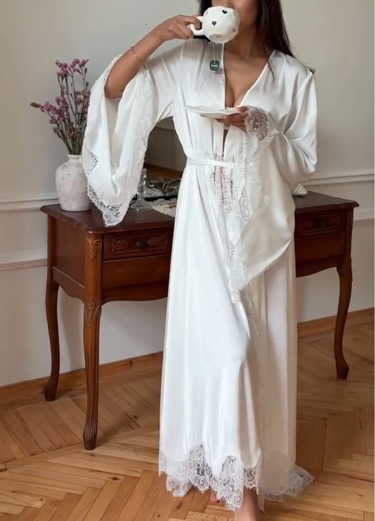 ATHENA ROBE- WHITE